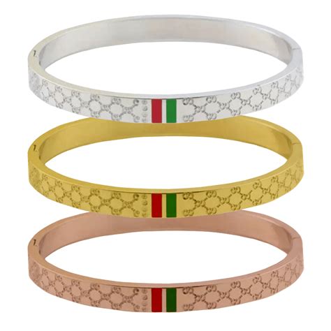 gucci gold bracelet red and green stripe|gold Gucci bracelet for women.